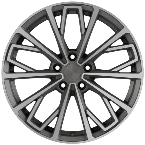 8.0X18" PCD 5X112 AGT Wheels 18289 66.50 mm Matt Titan Diamond
