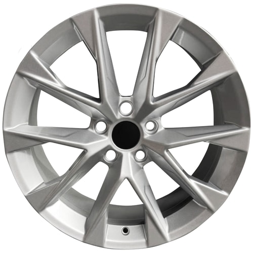 8.0X18" PCD 5X112 EMR Wheels E462-04 ET40 57.1 mm Crystal Silver