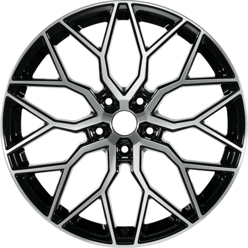 8.0X18" PCD 5X112 EMR Wheels EMR-A368-07 ET40 73.1 mm Silver Diamond