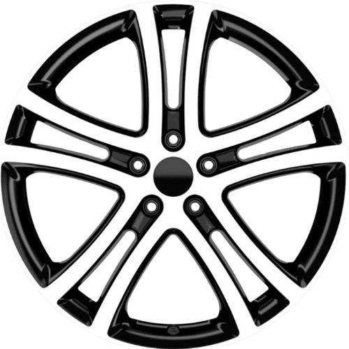 8.0X18" PCD 5X112 EMR Wheels EMR-DY548-01 ET40 BLACK DIAMOND 73.1 mm
