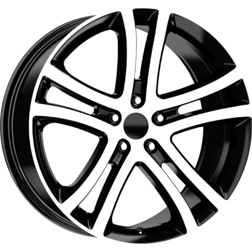 8.0X18" PCD 5X112 EMR Wheels EMR-DY548-01 ET40 BLACK DIAMOND 73.1 mm