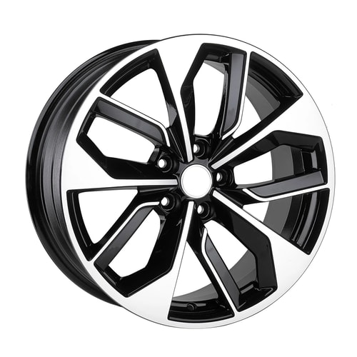 8.0X18" PCD 5X112 Truva Wheels 162 ET40 66.45 mm BLACK POLISH