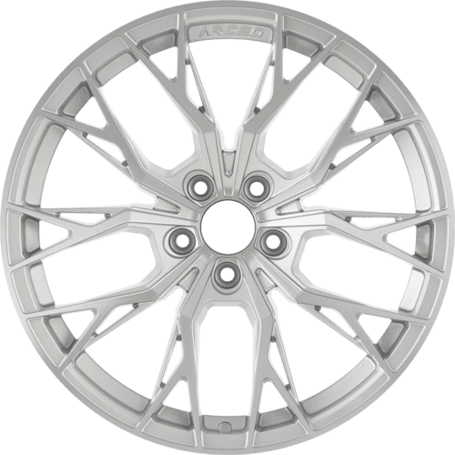 8.0X18" PCD 5X114.3 Arceo Wheels ARC-18239-04 ET35 SILVER DIAMOND ROMA 73.1 mm