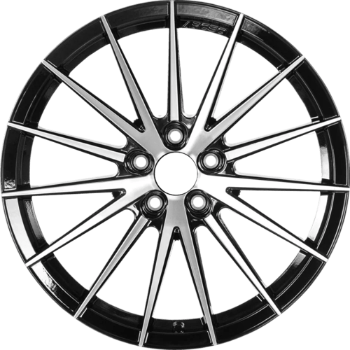 8.0X18" PCD 5X114.3 Arceo Wheels ARC-S1013-10 ET35 Black Diamond Lisbon 73.1 mm