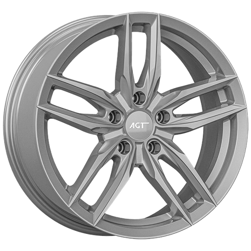 8.0X18" PCD 5X114 AGT Wheels 172  ET35 72.60 mm Full Silver