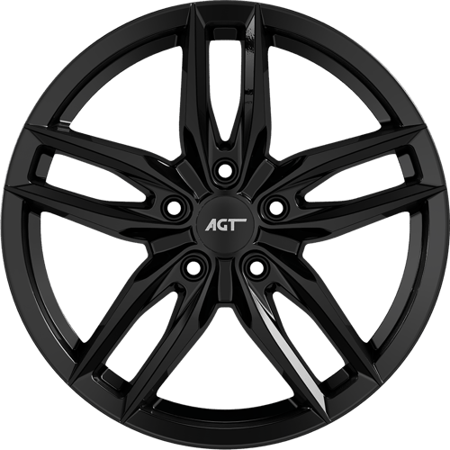 8.0X18" PCD 5X114 AGT Wheels 172  ET35 72.60 mm Matt Black