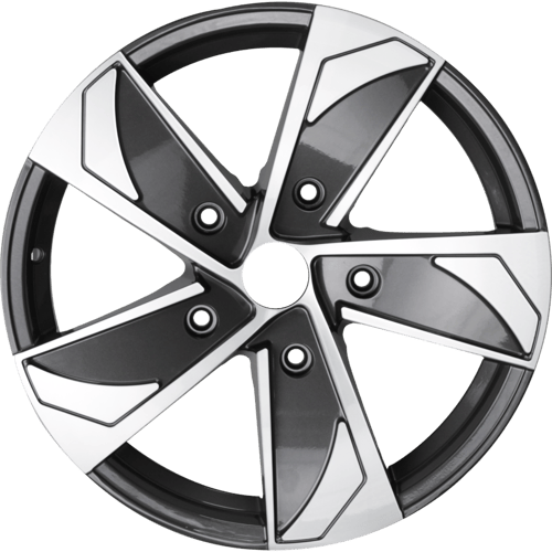 8.0X18" PCD 5X114 AGT Wheels 18096  ET40 72.6 mm MATT BLACK DIAMOND