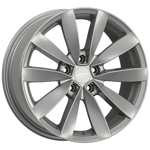 8.0X18" PCD 5X114 AGT Wheels 18271 ET35 67.10 mm Full Silver