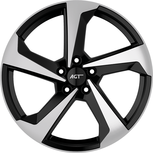 8.0X18" PCD 5X114 FD Wheels 18120 BLACK DIAMOND ET31 60.1 mm