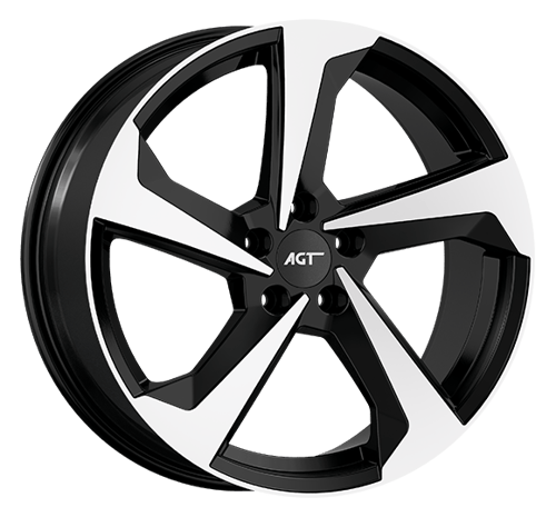 8.0X18" PCD 5X114 FD Wheels 18120 BLACK DIAMOND ET31 60.1 mm