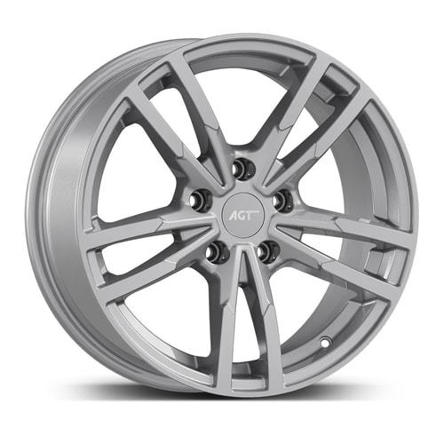 8.0X18" PCD 5X120 AGT Wheels 18097-1 ET35 Full Silver 72.60 mm