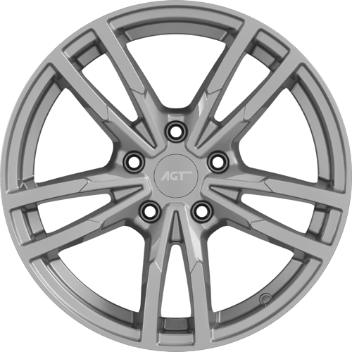 8.0X18" PCD 5X120 AGT Wheels 18097-1 ET35 Full Silver 72.60 mm