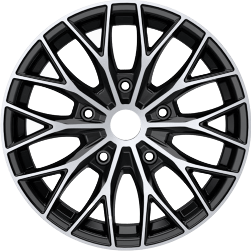 8.0X18" PCD 5X120 AGT Wheels 18101  ET42 72.60 mm Black Diamond