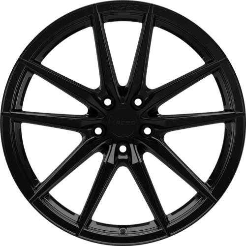 8.0X18" PCD 5X120 Arceo Wheels ARC-18190-33 ET33 Glossy Black Monaco 72.6 mm