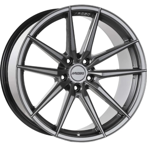 8.0X18" PCD 5X120 Arceo Wheels ARC-18190-65 ET33 Hyper Black Monaco 72.6 mm