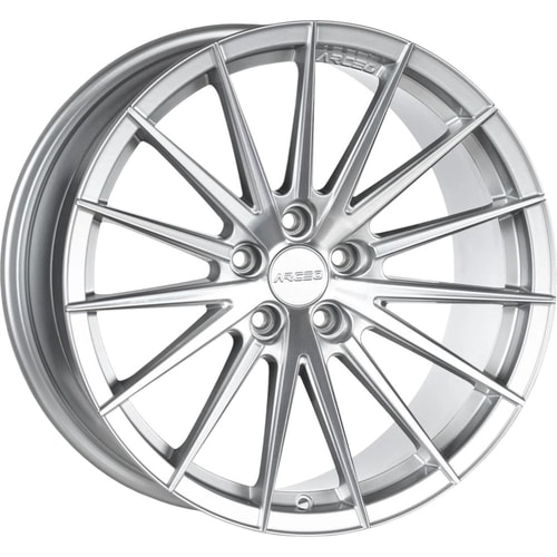 8.0X18" PCD 5X120 Arceo Wheels ARC-S1013-14 ET35 Silver Diamond Lisbon 72.6 mm