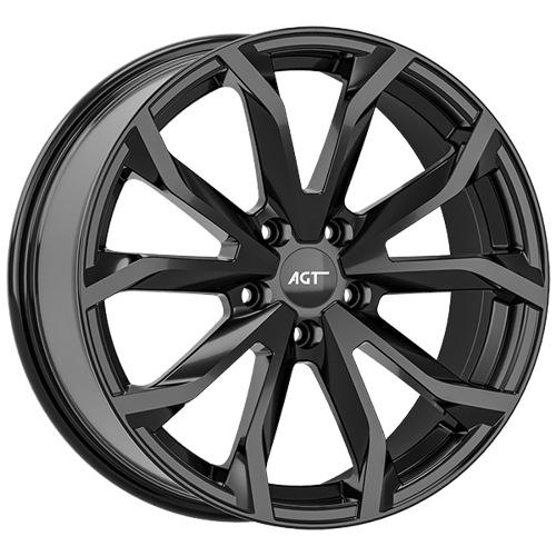 8.0X18" PCD 5X160 AGT Wheels 834-1  ET50 65.10 mm Gloss Black