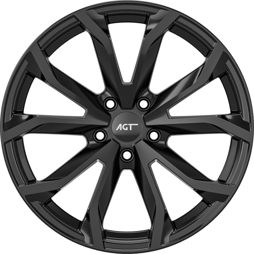 8.0X18" PCD 5X160 AGT Wheels 834-1  ET50 65.10 mm Gloss Black