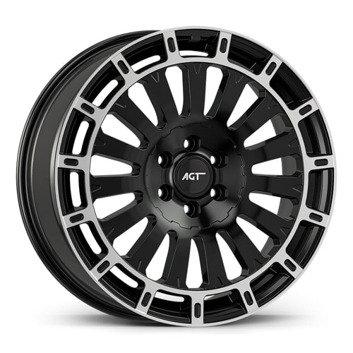 8.0X18" PCD 6X120 AGT Wheels 18169 74.60 mm Matt Black Diamond