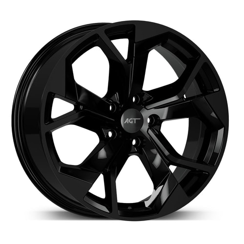 8.0X18" PCD 5X112 AGT Wheels 18252 RS-01 ET35 Black 66.5 mm