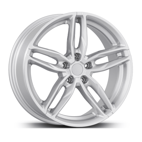 8.0X18" PCD5X112 AGT Wheels 807 ET66.6 White Silver 66.6 mm