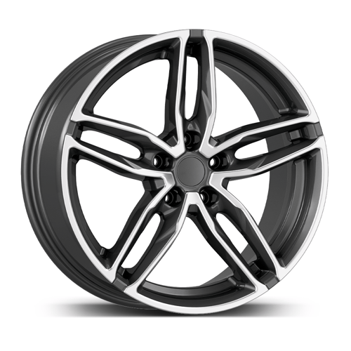 8.0X18" PCD 5X120 Oxigin 807 ET72.6 Titan Diamond 72.6 mm