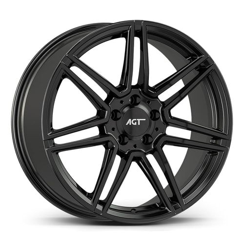 8.0X19" PCD 5X112 AGT Wheels 19266-1 ET42 66.60 mm Gloss Black