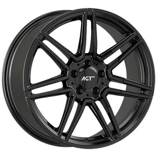 8.0X19" PCD 5X112 AGT Wheels 19266-1 ET42 66.60 mm Gloss Black