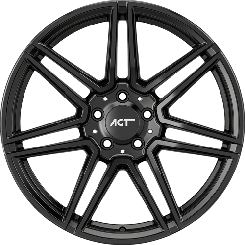 8.0X19" PCD 5X112 AGT Wheels 19266-1 ET42 66.60 mm Gloss Black