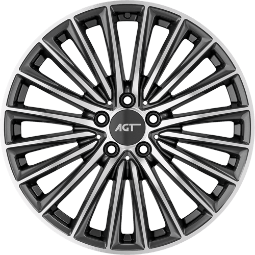 8.0X19" PCD 5X112 Agt Wheels 19269-1-1266 ET43 66.60 mm Titan Diamond