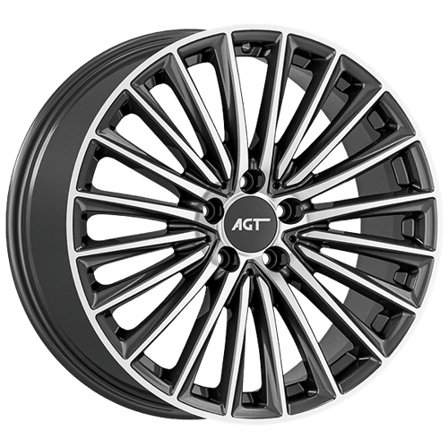 8.0X19" PCD 5X112 Agt Wheels 19269-1-1266 ET43 66.60 mm Titan Diamond