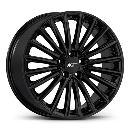 8.0X19" PCD 5X112 AGT Wheels 19269-1 66.60 mm Gloss Black