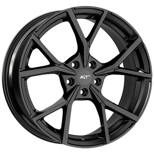 8.0X19" PCD 5X112 AGT Wheels 19270 ET48 57.10 mm Gloss Black