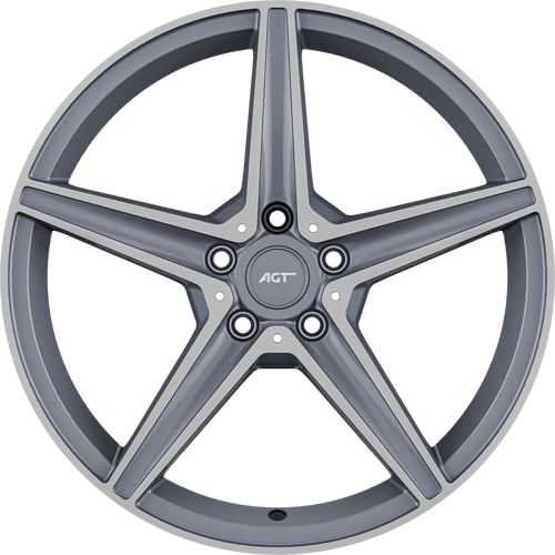 8.0X19" PCD 5X112 AGT Wheels 19297-1 66.60 mm Gun Metal Diamond
