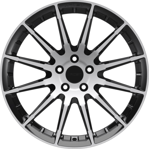 8.0X19" PCD 5X112 Arceo Wheels ARC-ASW03-16 ET40 BLACK DIAMOND 73.1 mm