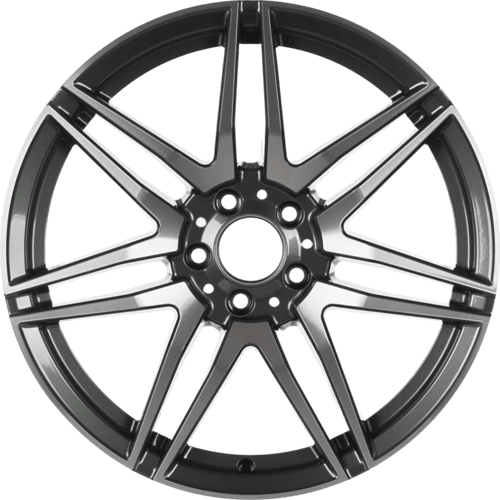 8.0X19" PCD 5X112 EMR Wheels EMR-A360-06 ET45 66.6 mm GUN METAL DIAMOND