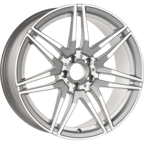 8.0X19" PCD 5X112 RC 360 SILVER DIAMOND ET45 66.6 mm