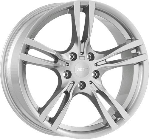 8.0X19" PCD 5X120 19187 Legend F30 ET35 72.60 mm Full Silver