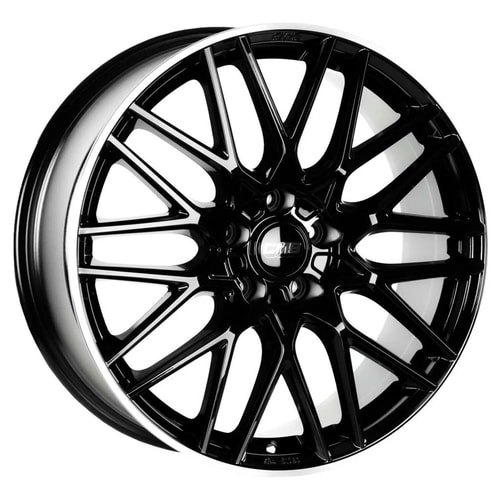 8.0X19" PCD 5X120 CMS 1064 ET52 65.10 mm Diamond Rim Black Gloss
