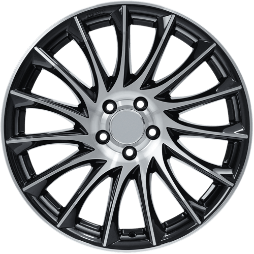 8.0X19" PCD5X112 AGT Wheels 10003 ET35 Black Diamond 66.6 mm