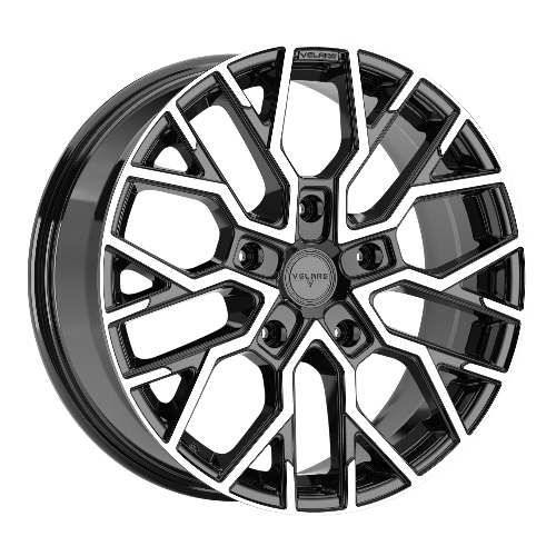 8.0X20" PCD 5X120 Velare 20118 ET45 65.10 mm Santorini Black Diamond