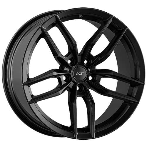 8.5X18" PCD 5X112 AGT Wheels 18126-2 ET37 73.10 mm Gloss Black