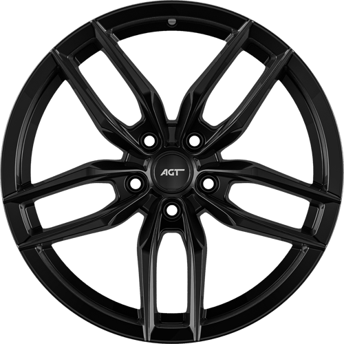 8.5X18" PCD 5X112 AGT Wheels 18126-2 ET37 73.10 mm Gloss Black