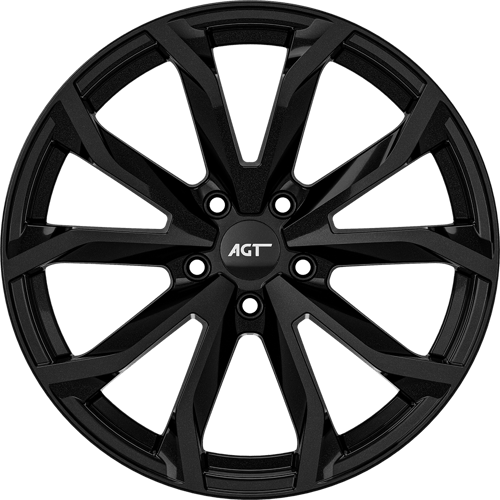 8.5X18" PCD 5X160 AGT Wheels 834-1  ET50 65.10 mm Santorini Black