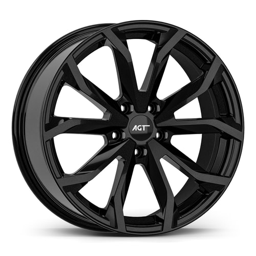 8.5X18" PCD 5X160 AGT Wheels 834-1  ET50 65.10 mm Santorini Black