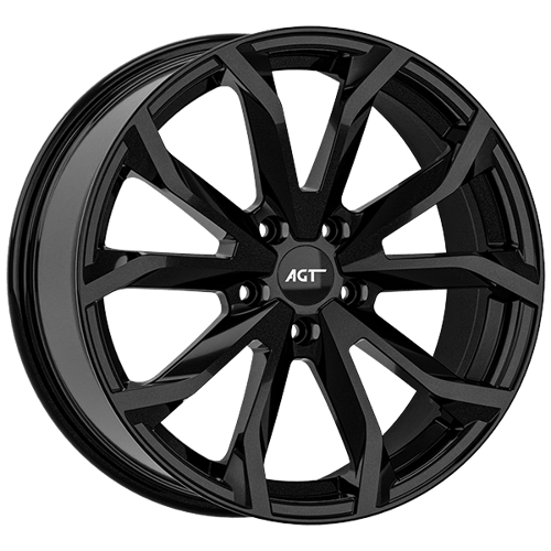 8.5X18" PCD 5X160 AGT Wheels 834-1  ET50 65.10 mm Santorini Black