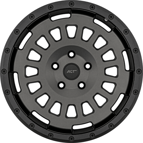 8.5X18" PCD 6X130 AGT Wheels 18192 84.10 mm Matt Black