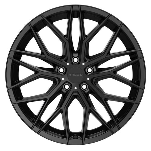8.5X19" Arceo Wheels ARC 19141 Black PCD 5x112 ET35