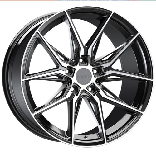 8.5X19" Arceo Wheels ARC19177 BLD PCD 5x108 ET35