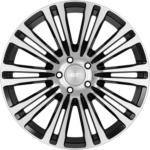 8.5X19" PCD 5X112 AGT Wheels 19073 ET35 66.60 mm Gloss Black